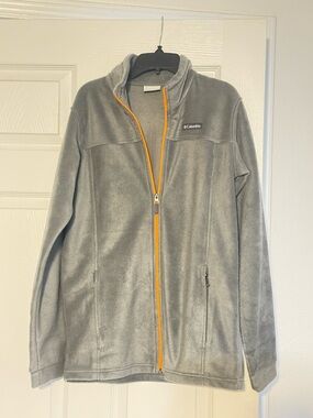 Columbia Jacket Boys Full-Zip Steens Mountain Fleece Gray XL Jacket